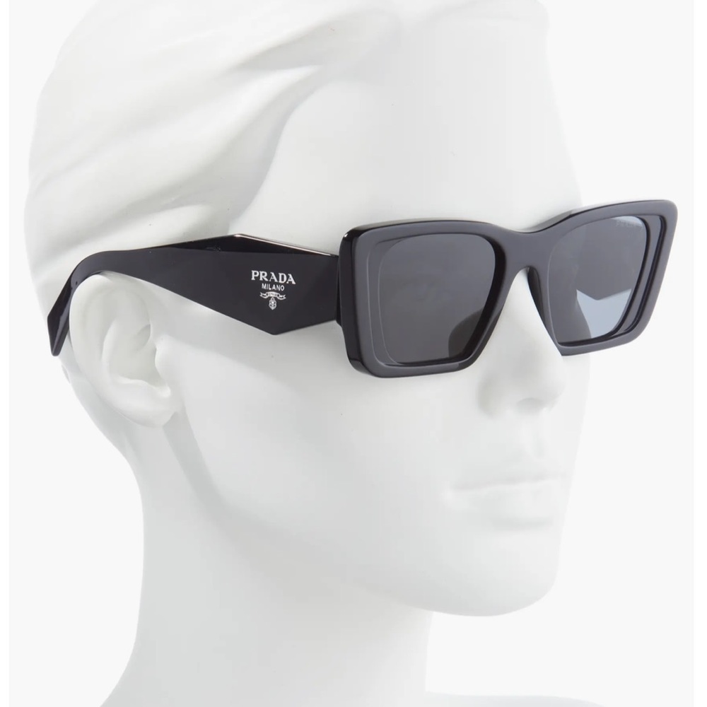 Prada 51MM Butterfly Sunglasses Black